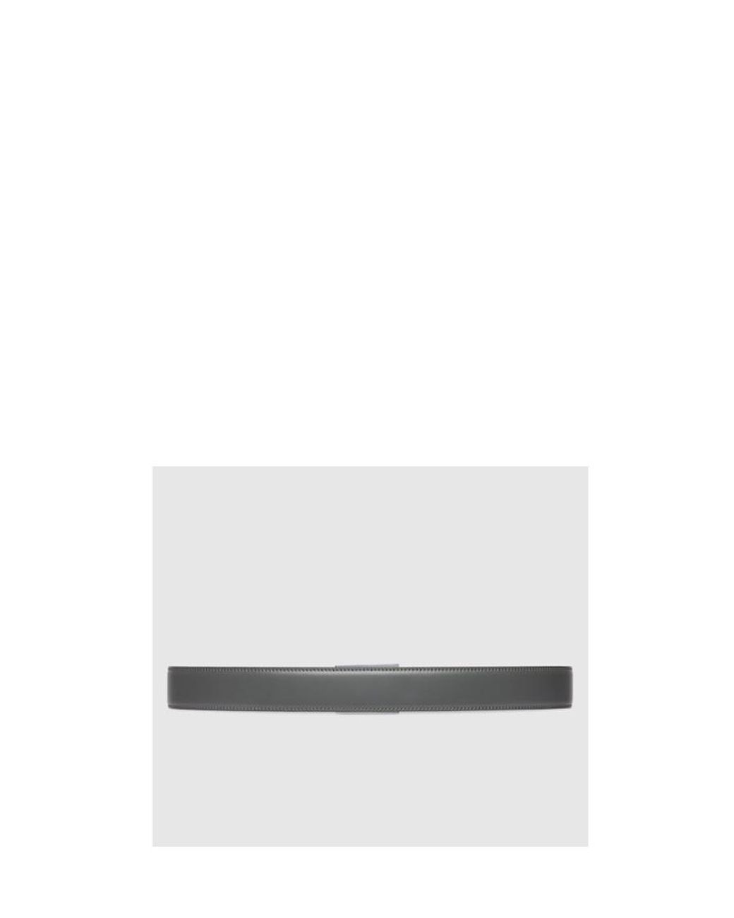 Gucci White Reversible Rectangle Buckled Belt for men