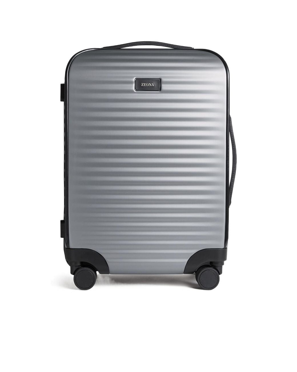 Zegna Gray Leggerissimo Trolley Suitcase for men