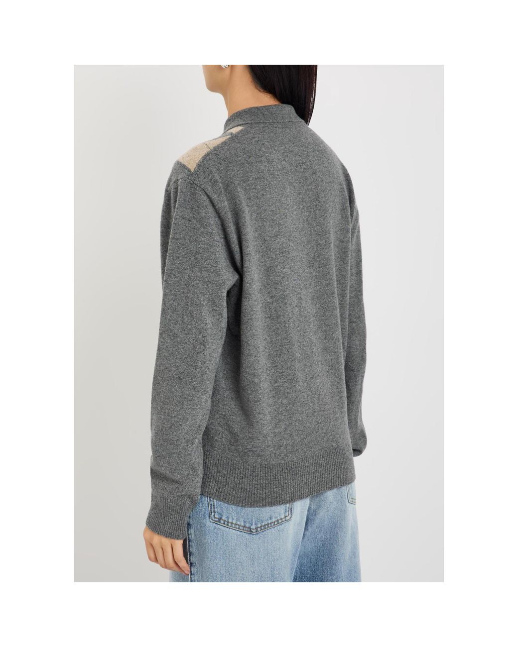 Rohe Gray Polo Jumper