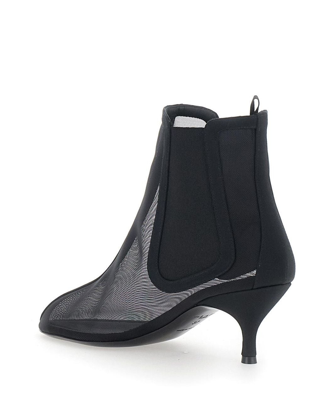 Alaïa Black Alaïa Sheer Ankle Boots