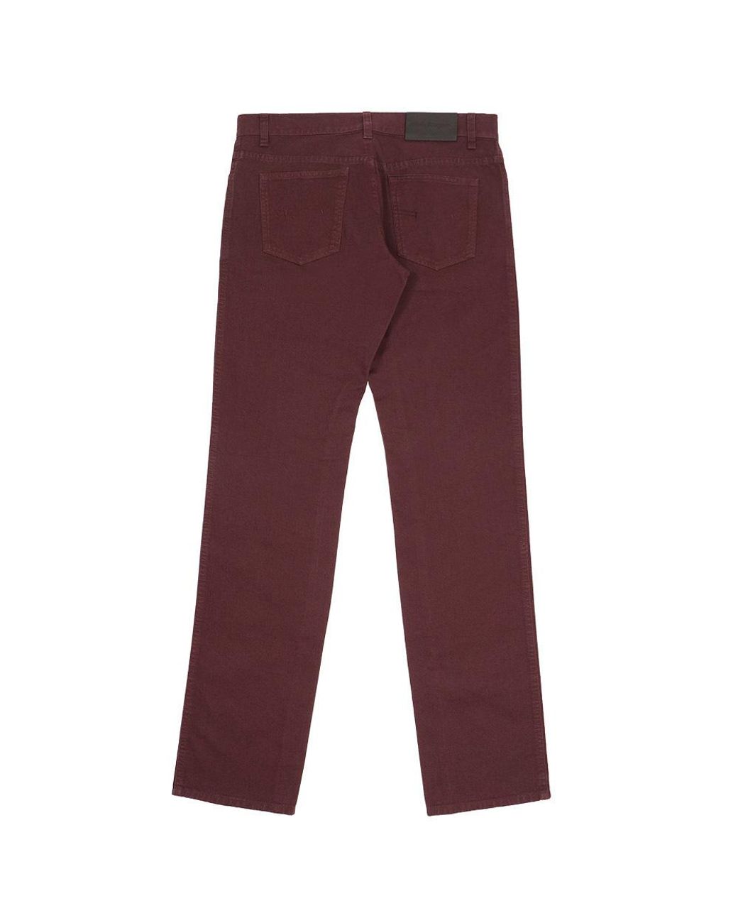Ferragamo Red Straight Jeans for men
