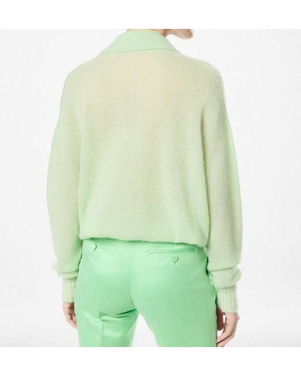 Tom Ford Green Polo Shirt Sweater