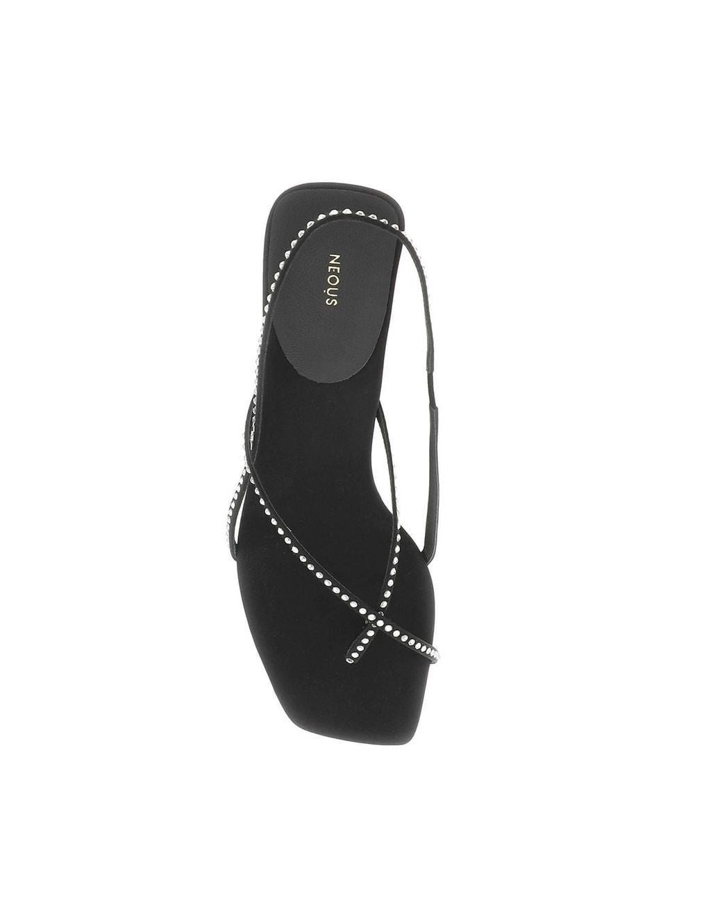 Neous Metallic Strap-Design 65Mm Mules