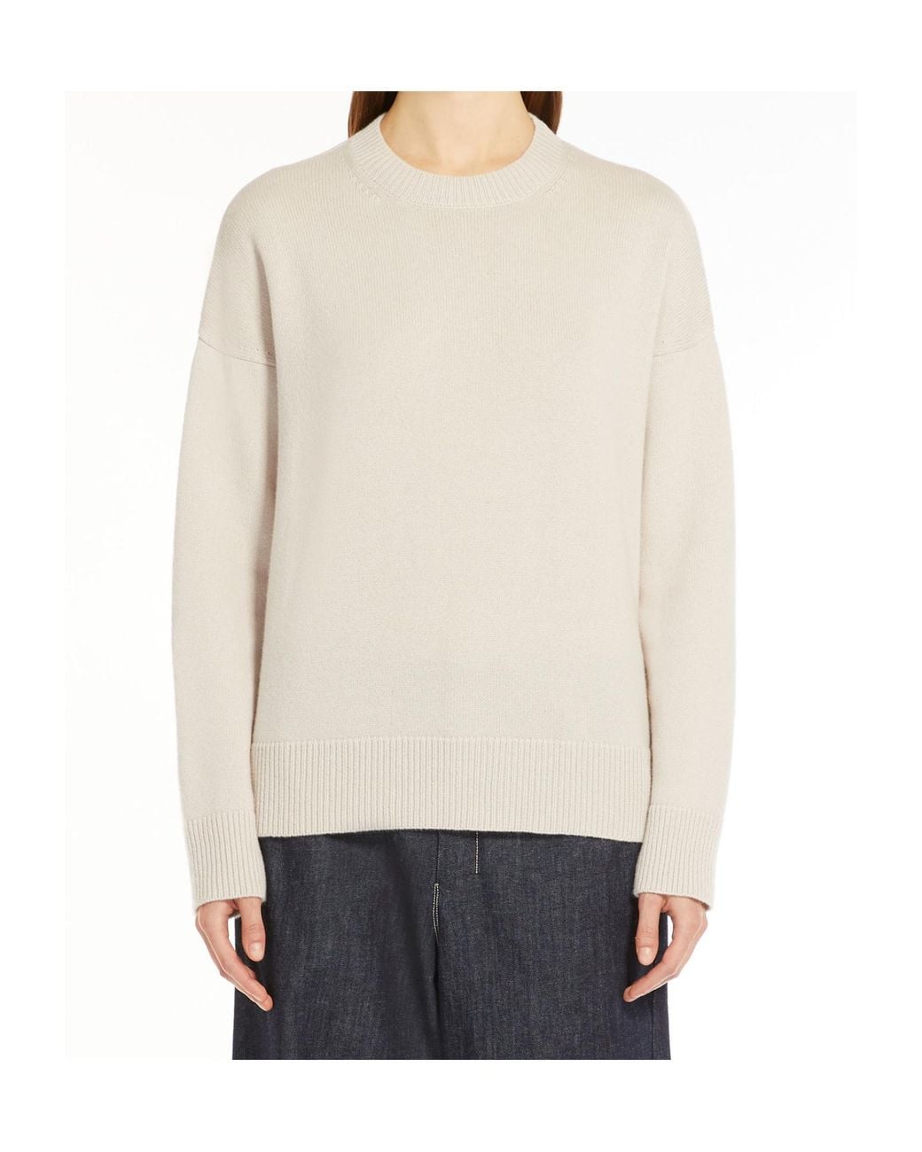 Max Mara Natural 'S Crewneck Long-Sleeved Jumper