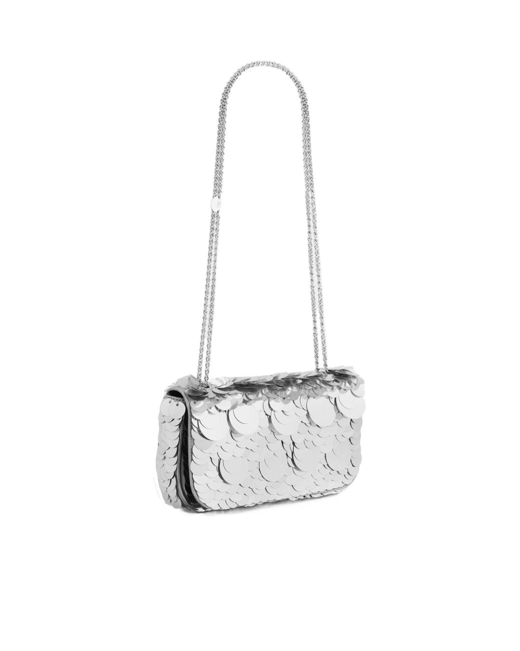 Rabanne White Rabanne Sparkle Mini Shoulder Bag