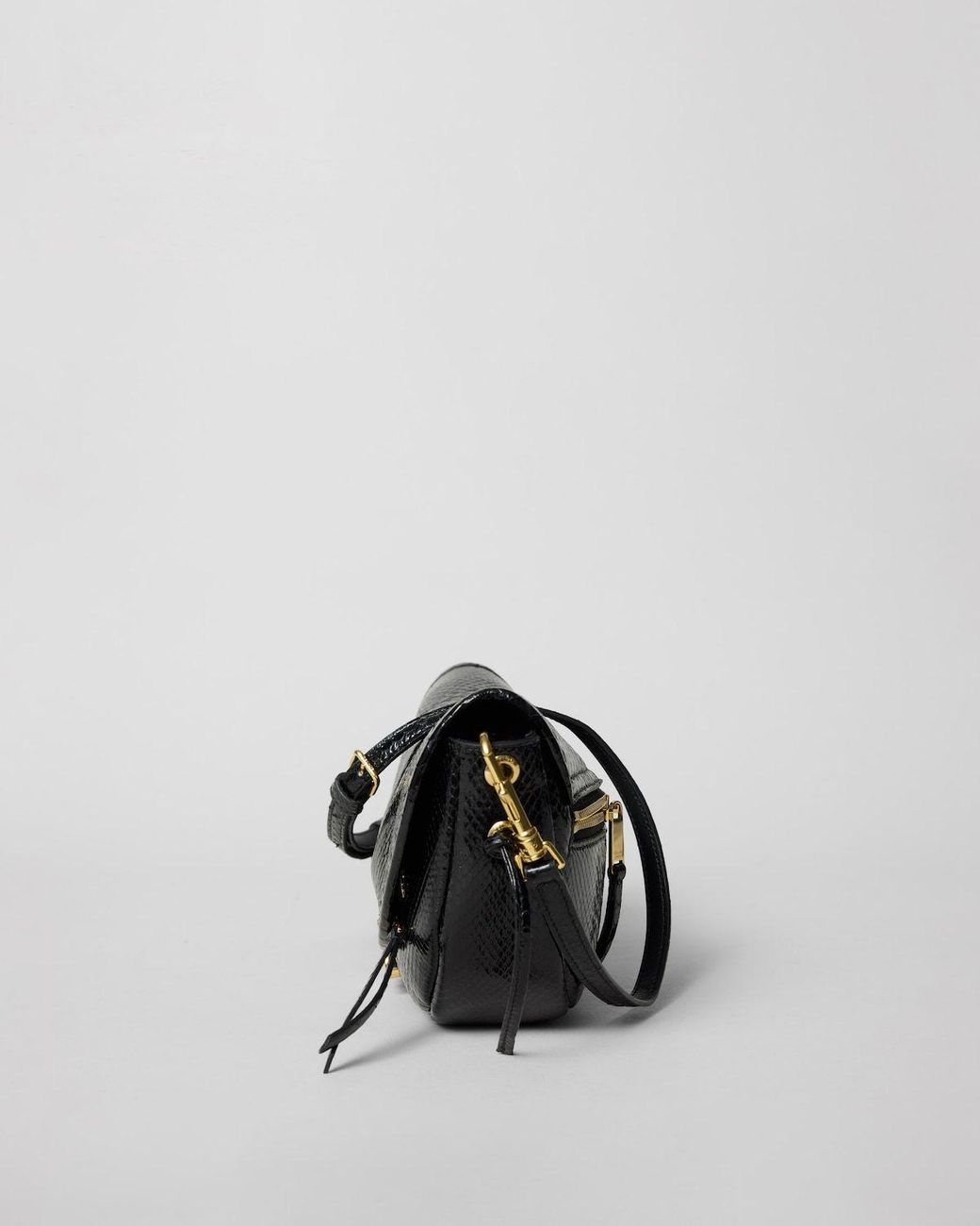 Céline Black Soft Triomphe Little Halfmoon