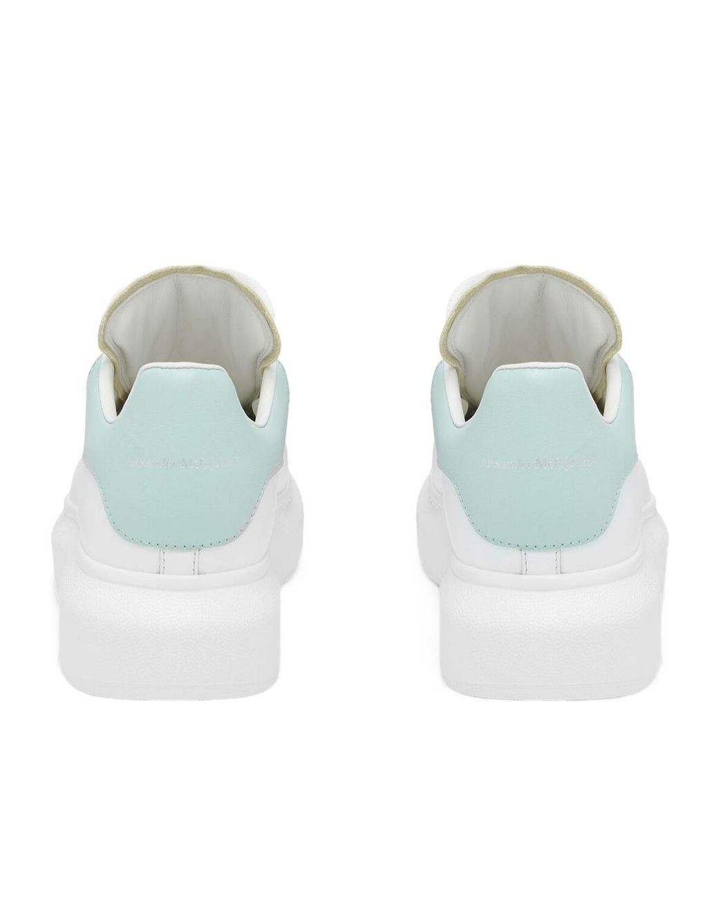 McQueen White Oversized Lace-Up Sneakers
