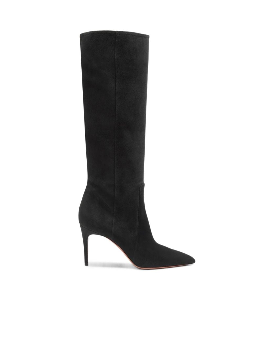 Santoni Black Viola 85 Stiletto Boots