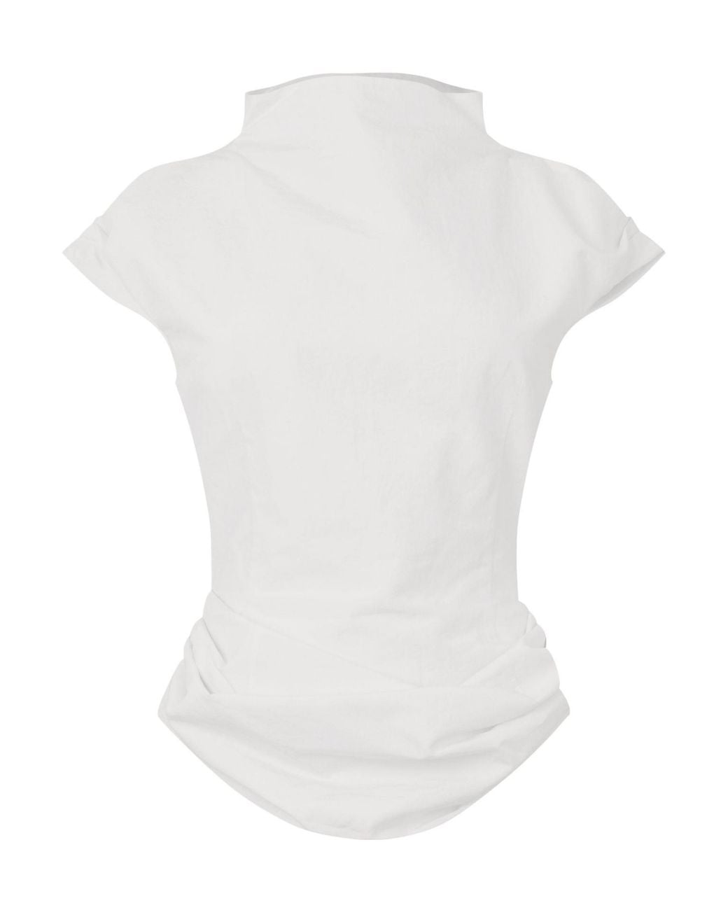 Magda Butrym White Solid Top