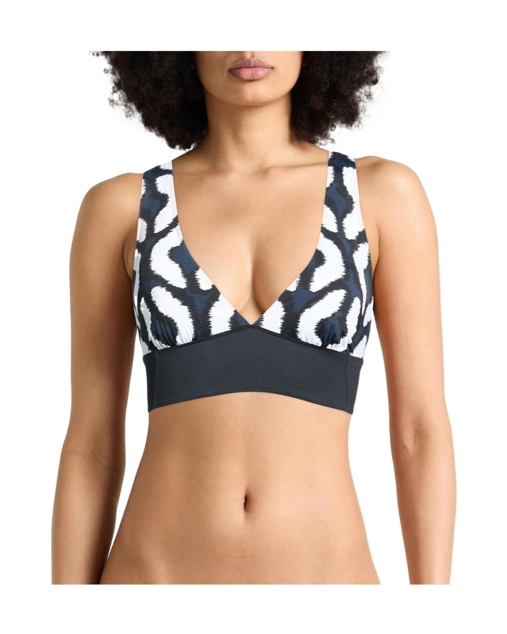 Max Mara Blue Bikini Top