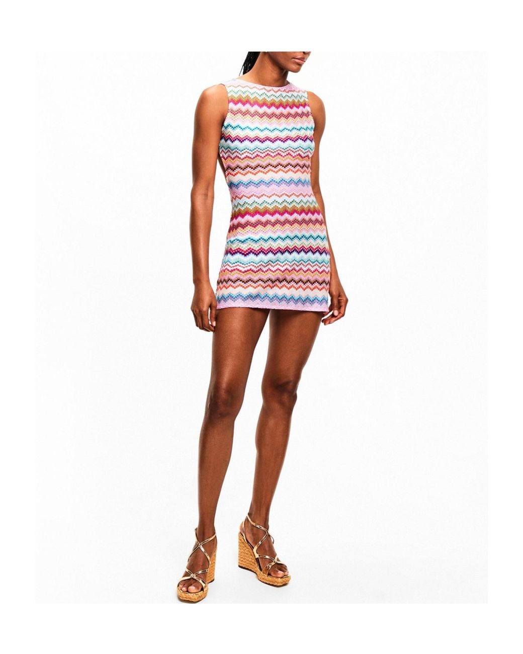 Missoni White Comfortable Mini Skirt
