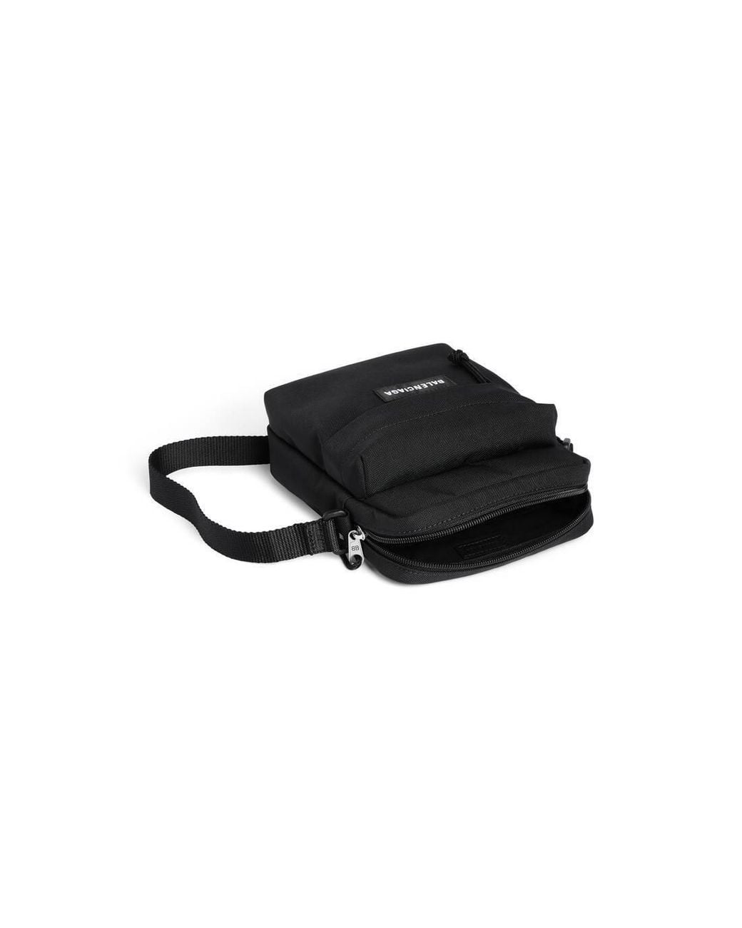 Balenciaga White Explorer Logo Shoulder Bag for men