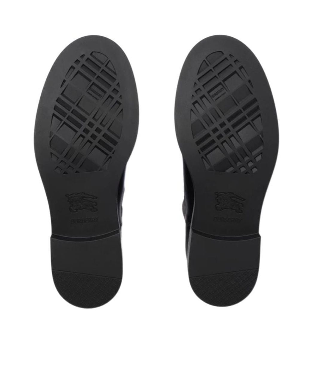 Burberry Black Apos;S Pembroke Leather & Check Chelsea Boots for men