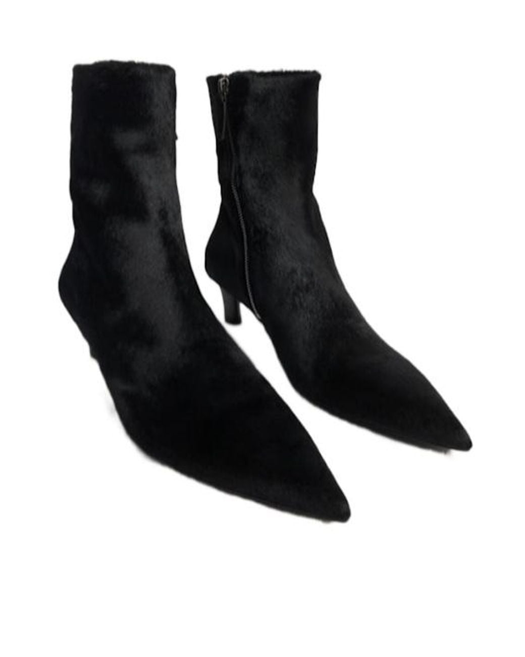 Marsèll Black Pony Hair Ankle Boots