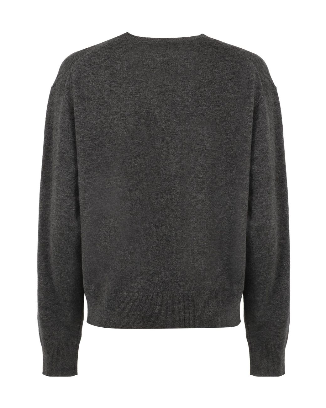 Nili Lotan Gray Itzel Crew Neck Knit Sweater