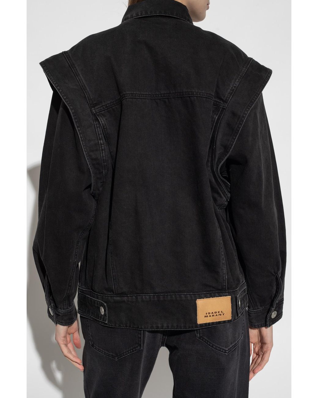 Isabel Marant Blue Harmon Button-Up Jacket