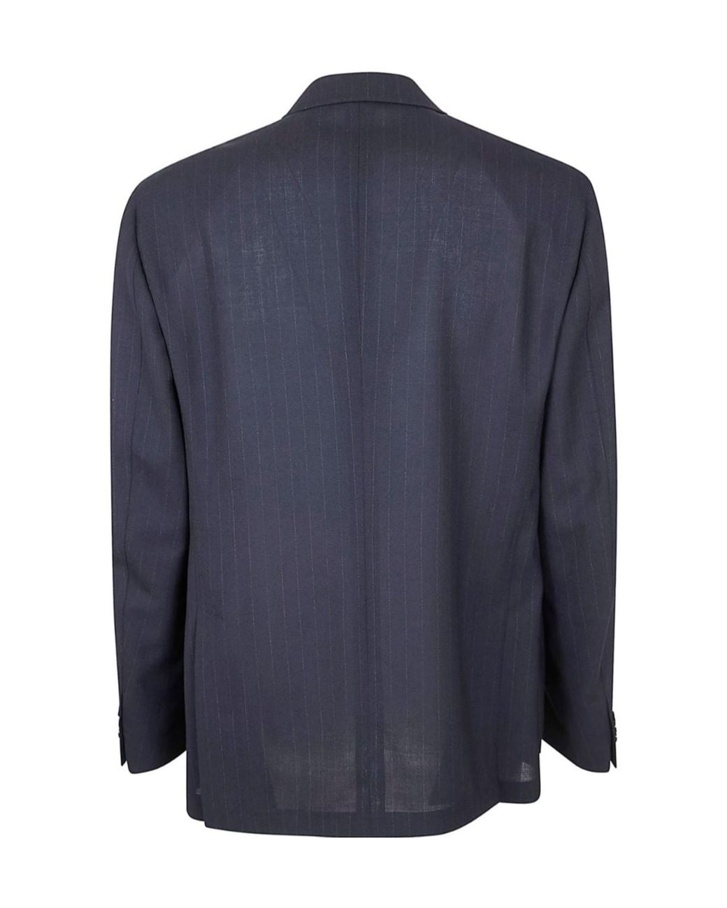 Lardini Blue Striped Single-Breasted Suit Set for men