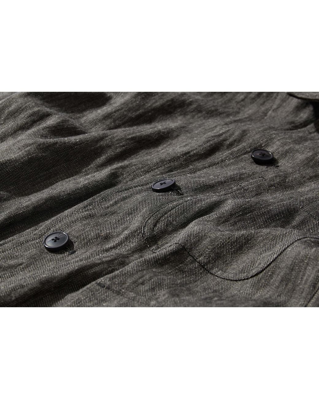 Dries Van Noten Gray Buttoned Jacket for men
