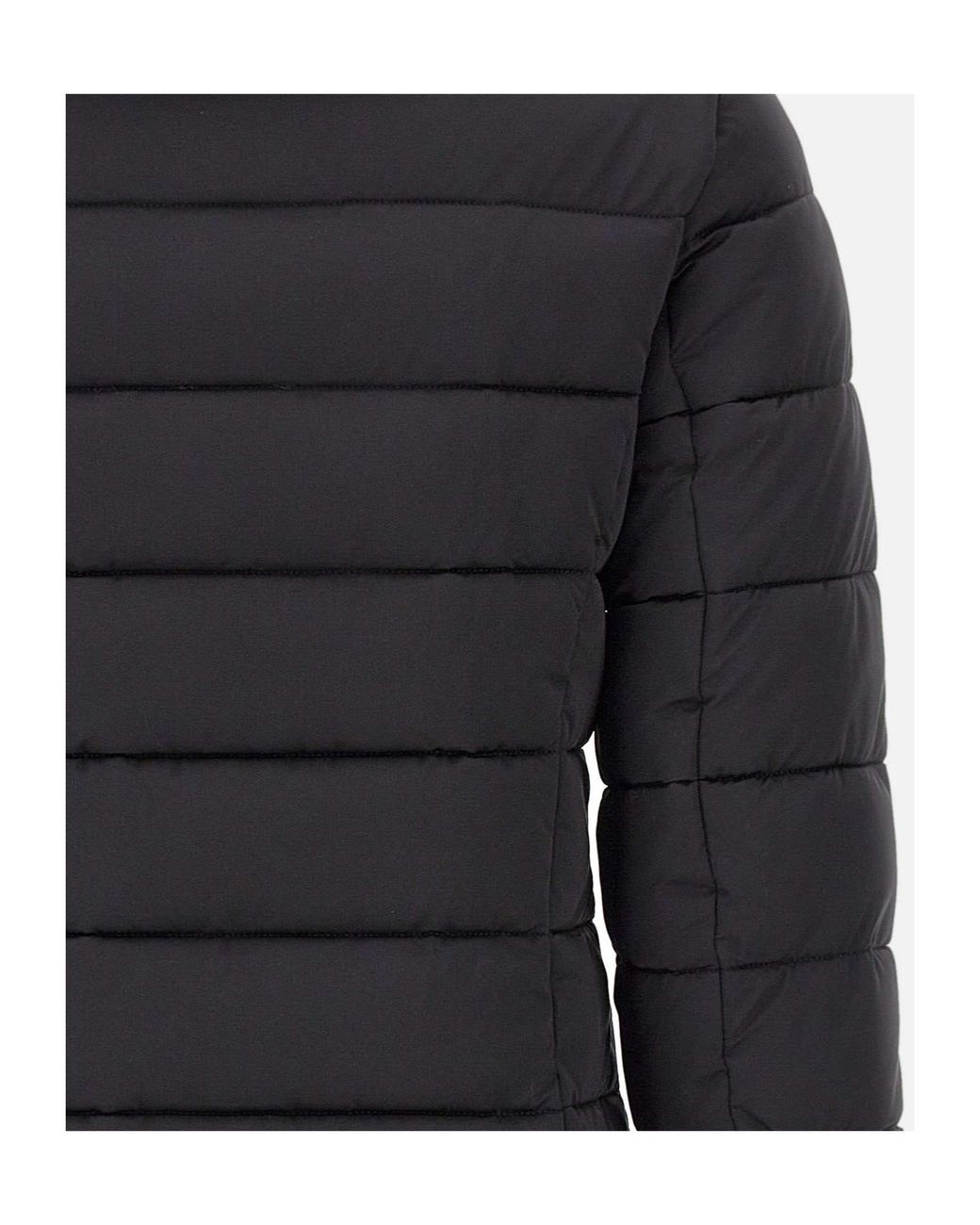 Save The Duck Blue Quilted Hooded Coat