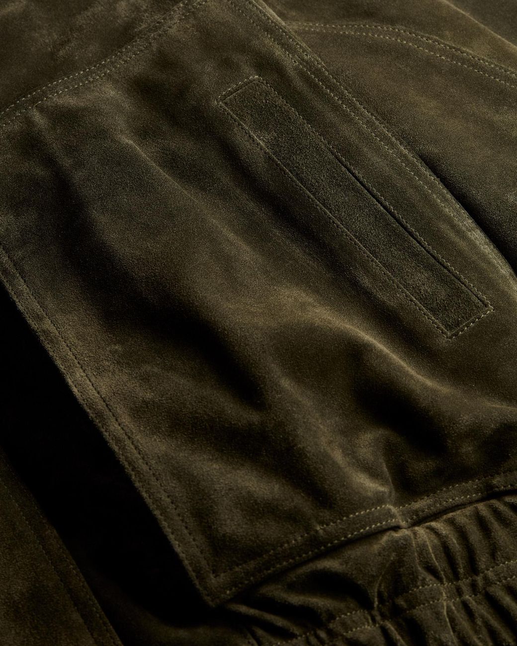 Saint Laurent Green Zip-Up Bomber Jacket for men