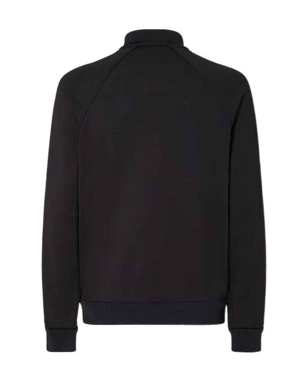 Fendi Black High-Neck Zip-Up Sweatshirt for men