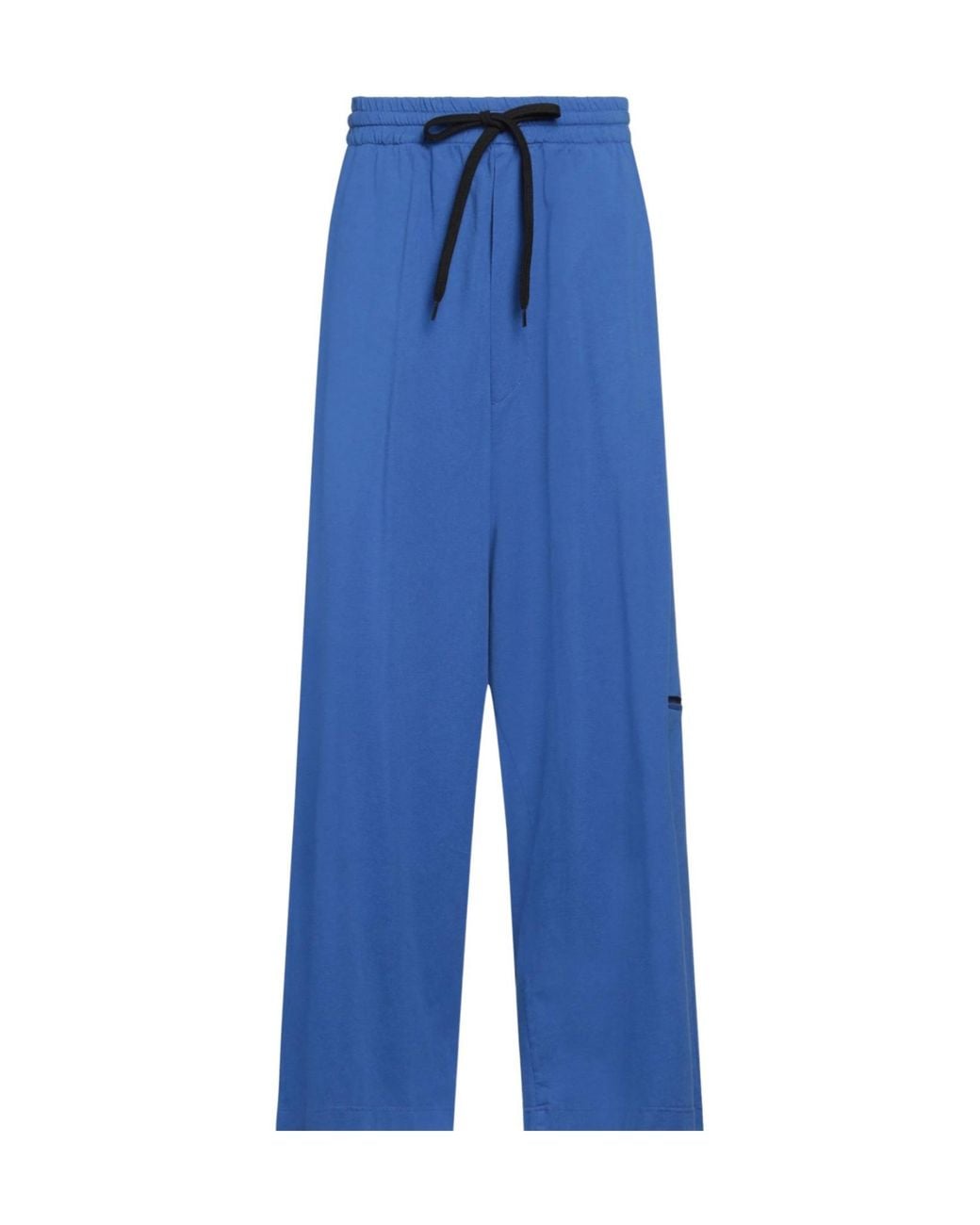 MM6 by Maison Margiela Blue Solid Color Sweatpants
