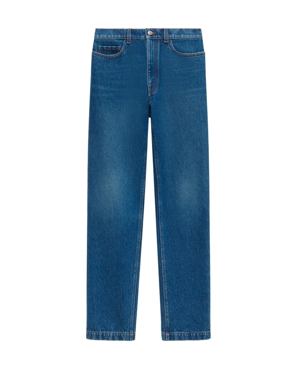 Marni Blue Denim Straight-Leg Jeans
