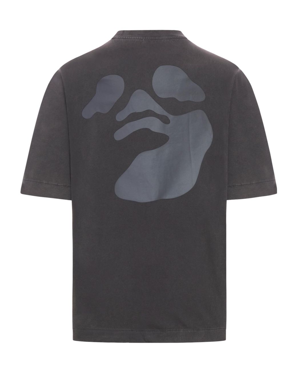 Off-White c/o Virgil Abloh Black Logo-Print Cotton T-Shirt for men