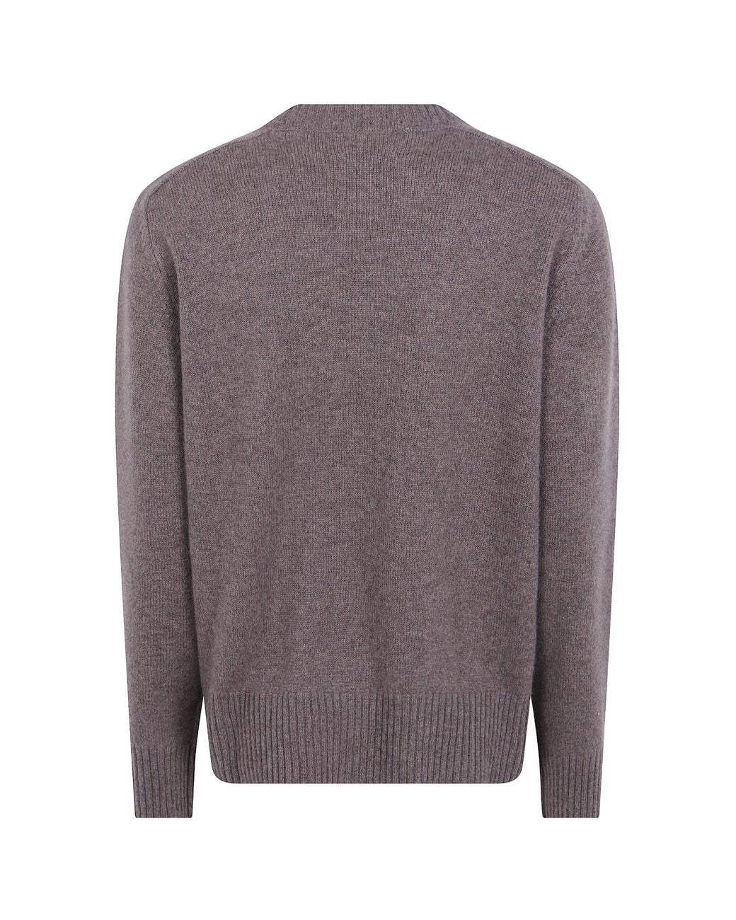 Loulou de Saison Gray Crew-Neck Long-Sleeve Sweater