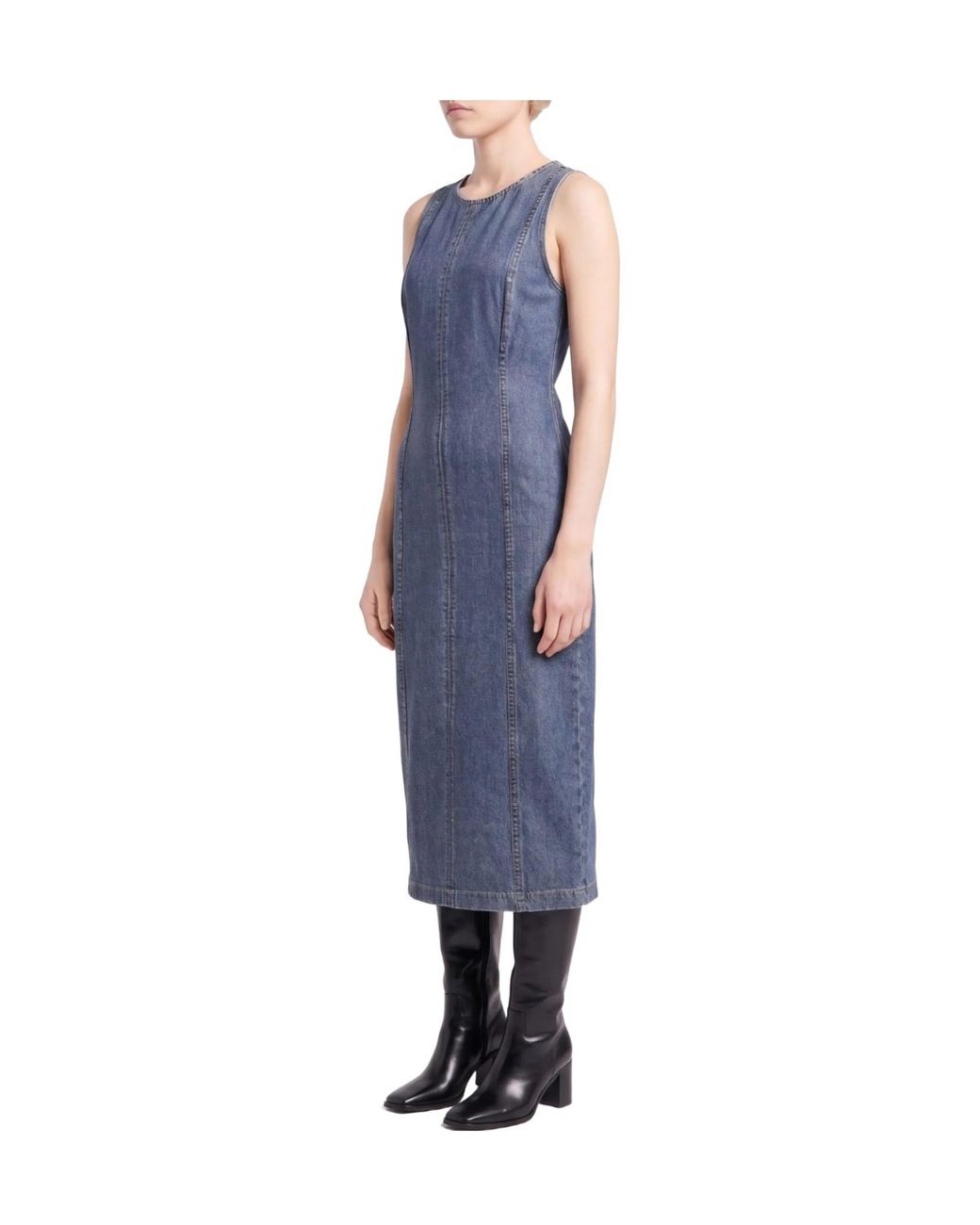 Rag & Bone Blue Midi Dress