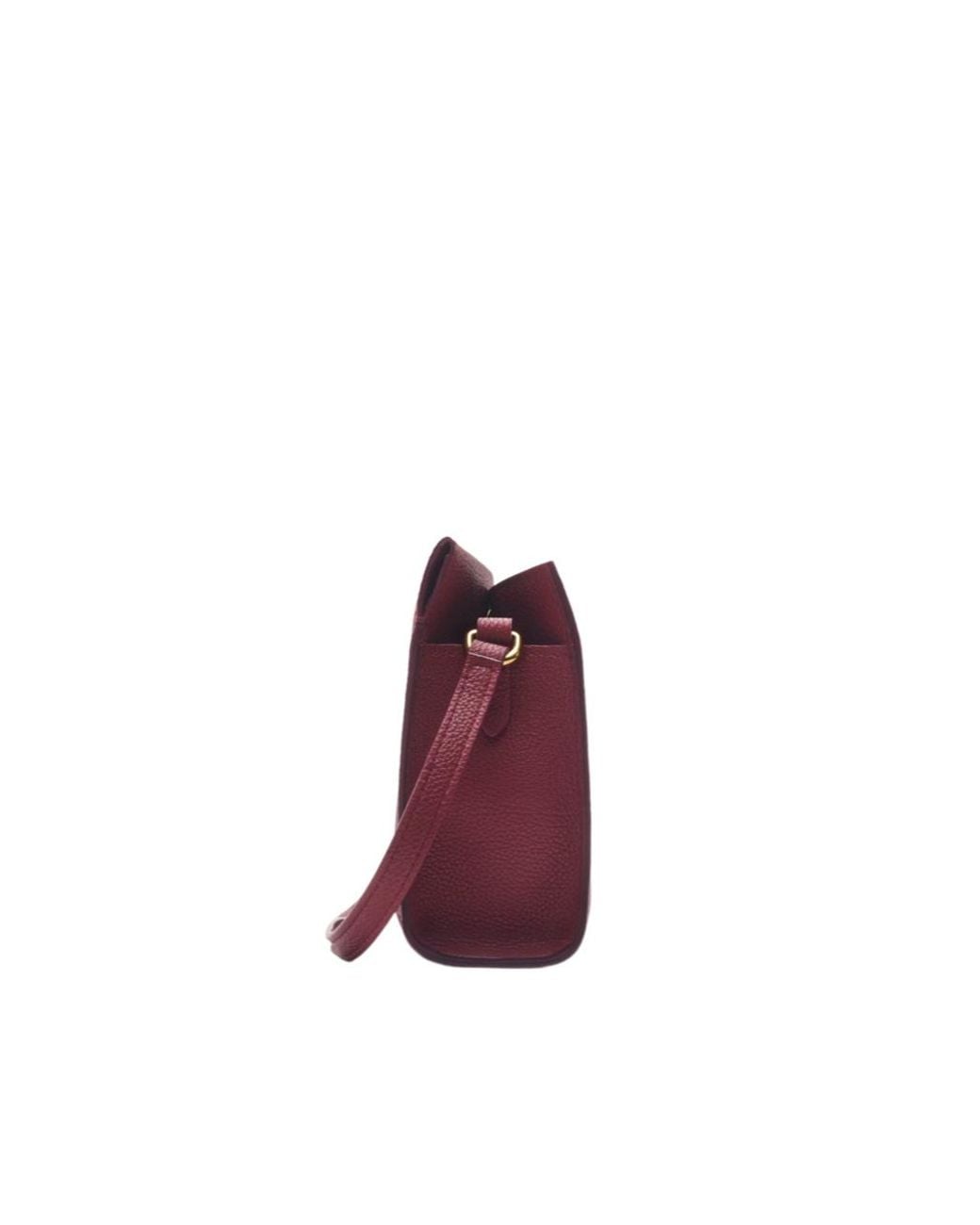 Burberry Red Cotswolds Twist-Lock Clutch Bag