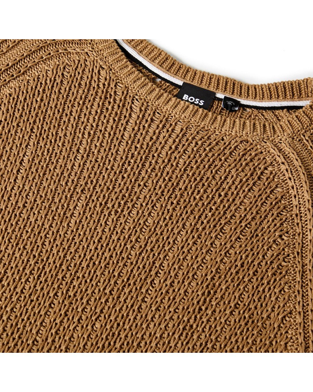Boss Brown Knitted Top for men
