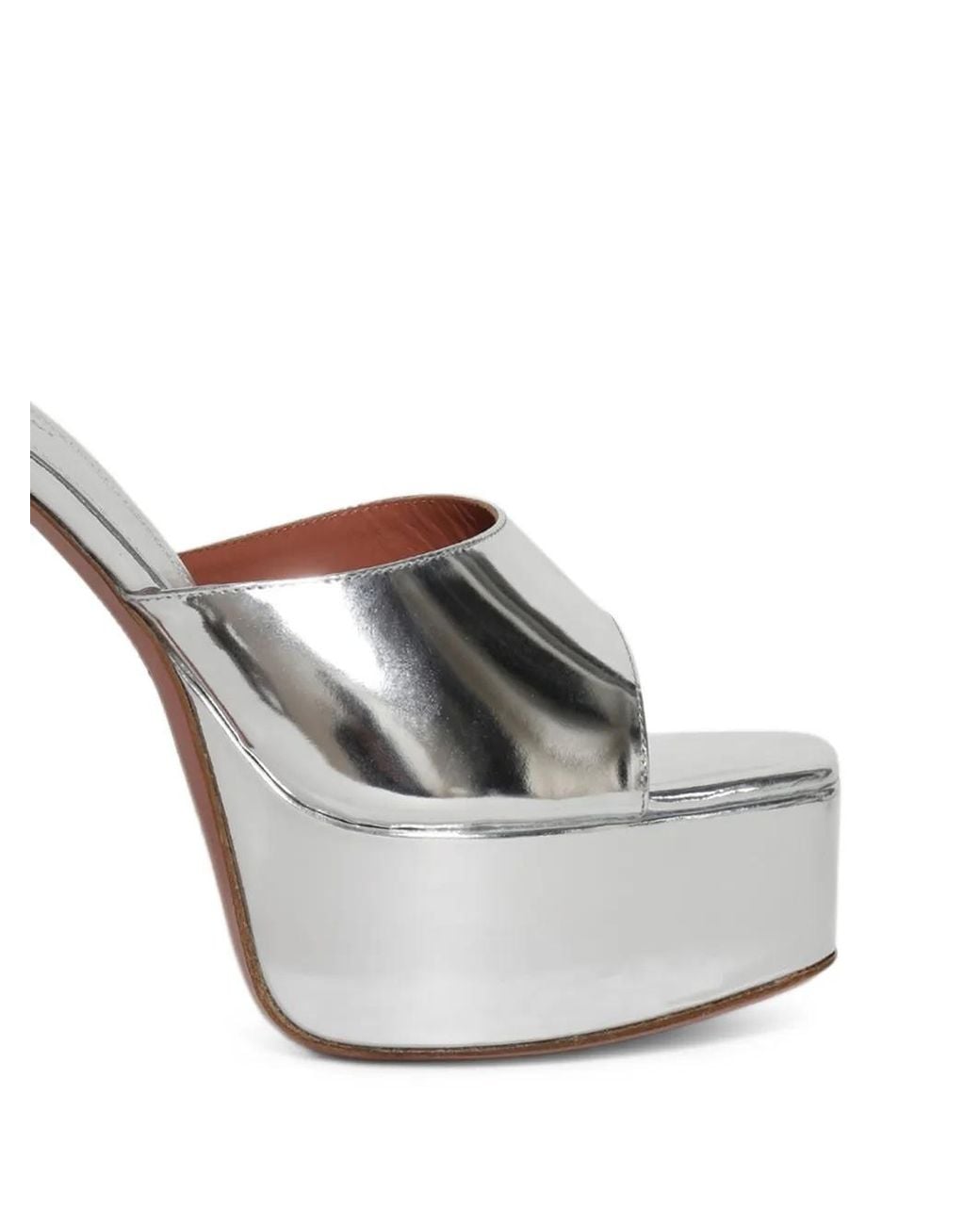 AMINA MUADDI White Dalida Plateau Sandals