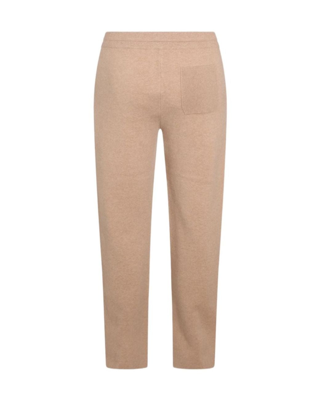 Canali Natural Drawstring Knitted Trousers for men