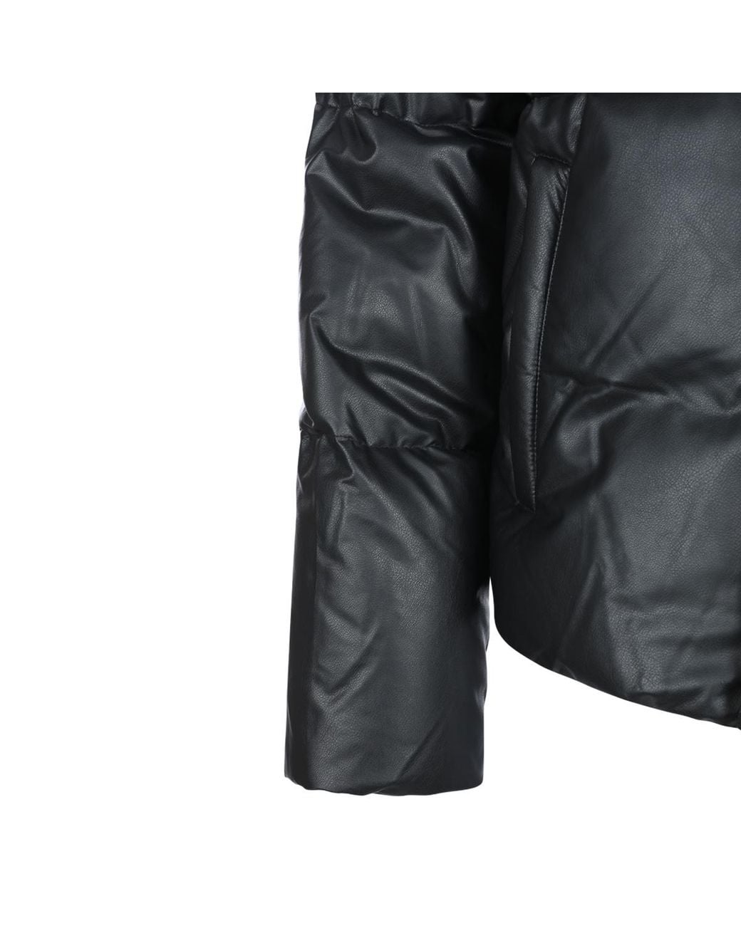 MM6 by Maison Margiela Black Padded Cropped Jacket