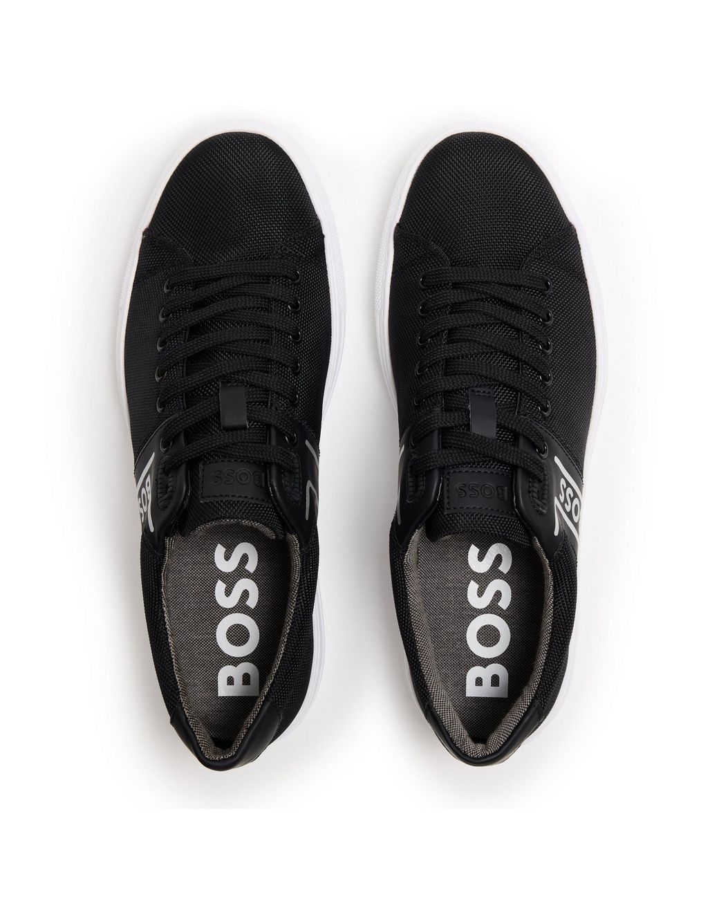 Boss Blue Classic Low-Top Trainers for men