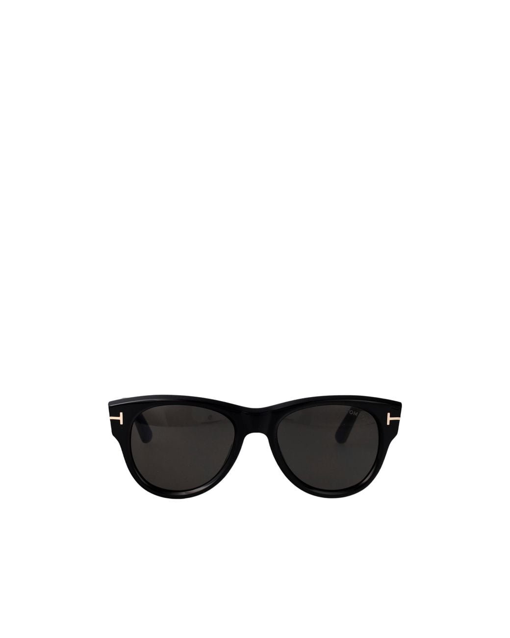 Tom Ford Black Eyewear Round Frame Sunglasses