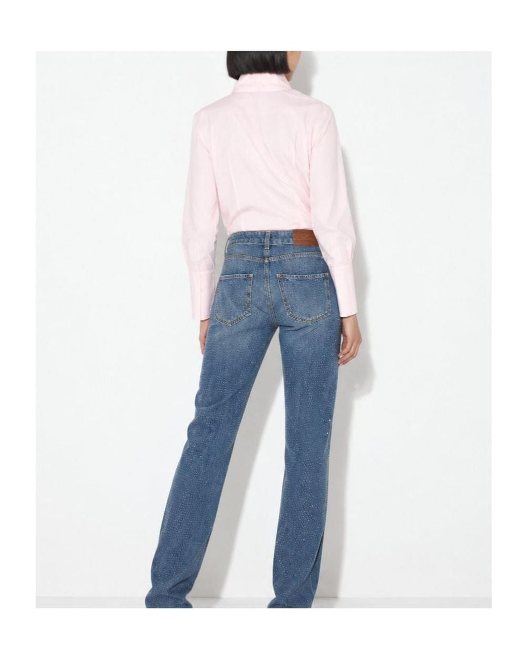 Elisabetta Franchi Pink Cotton Shirt With Bow