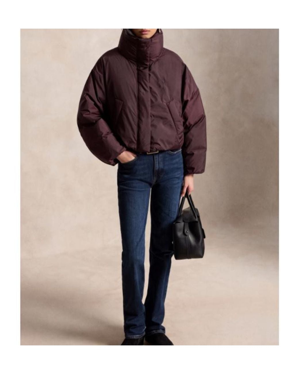 Polo Ralph Lauren Purple Long-Sleeved Down Jacket