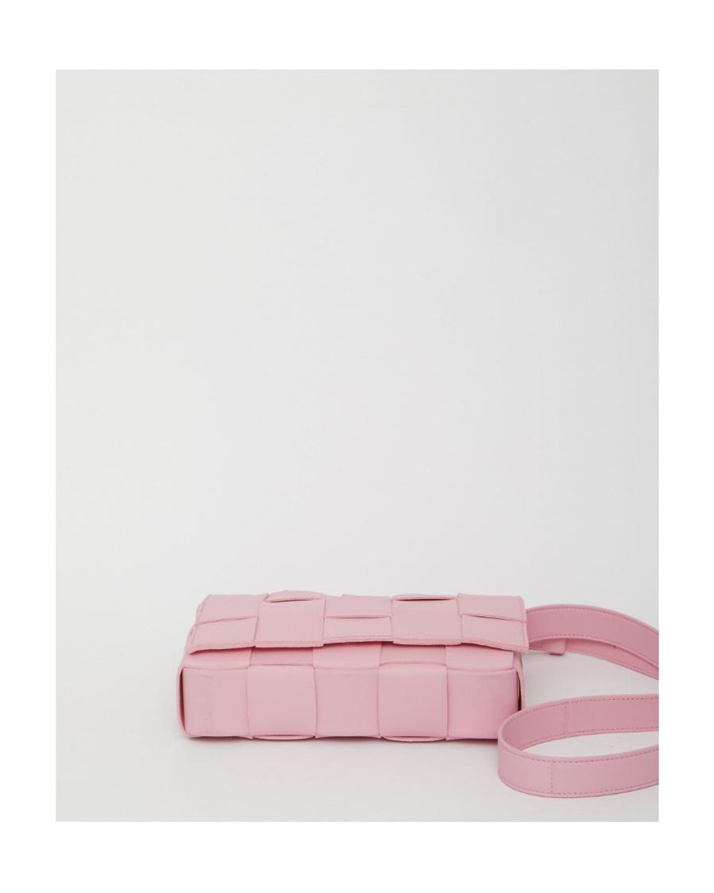 Bottega Veneta Pink Cassette Zipped Shoulder Bag