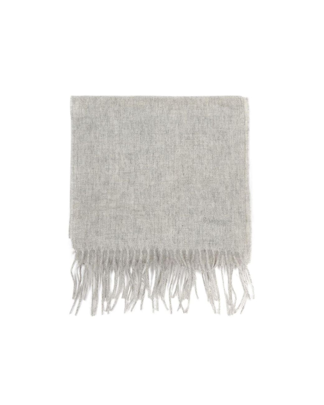 Barbour Gray Woven Scarf