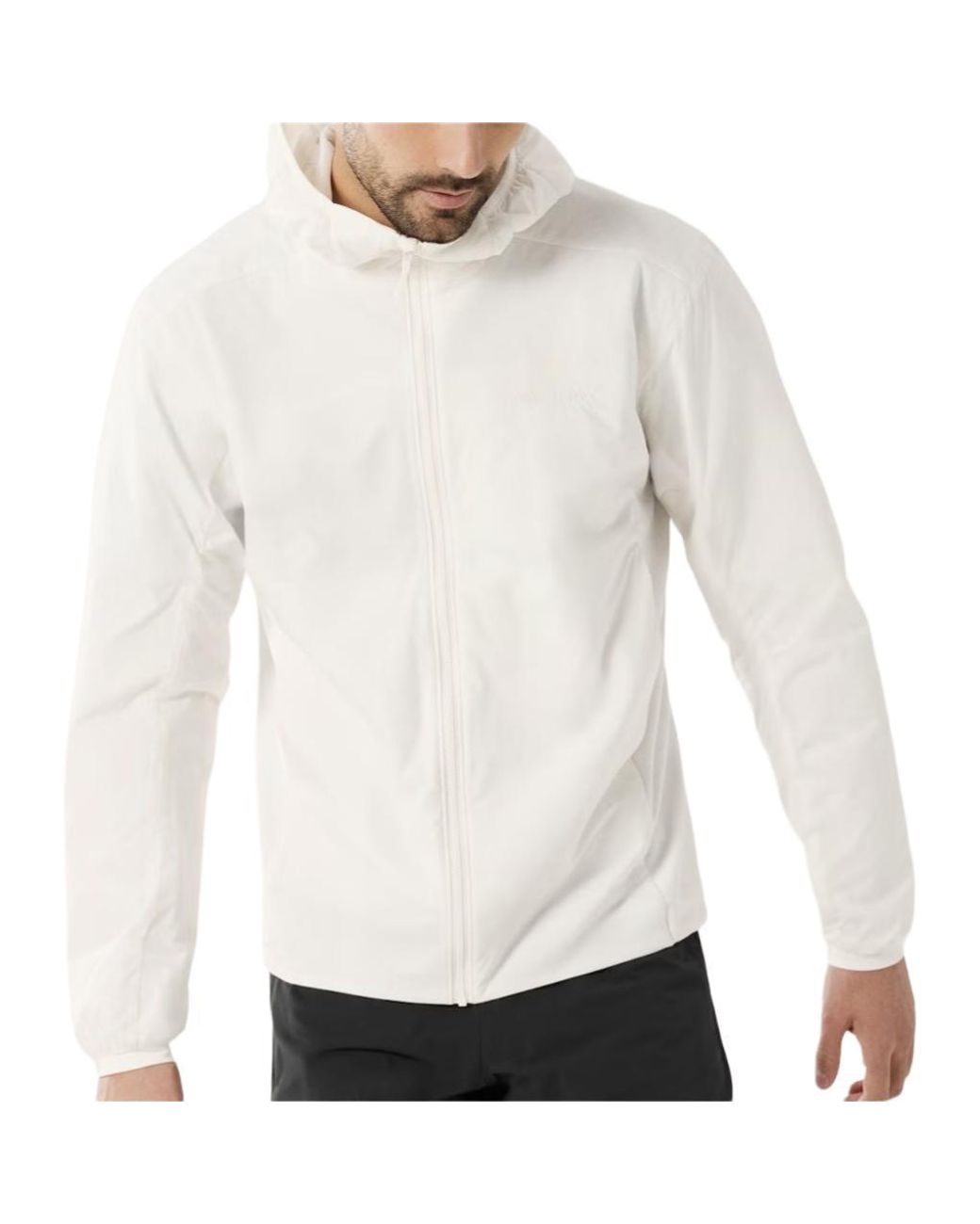 Arc'teryx White Atom Hooded Jacket for men