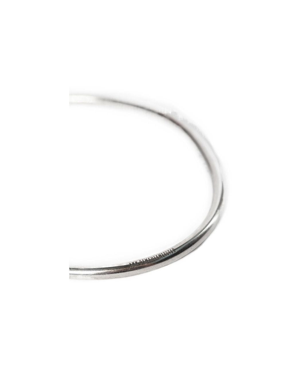 Ann Demeulemeester White Circle Bracelet