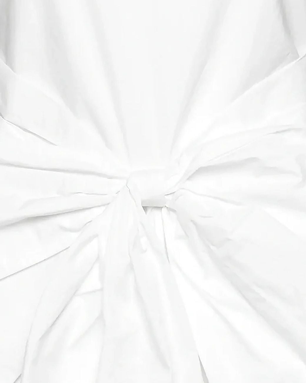 ROTATE BIRGER CHRISTENSEN White Sleeveless Dress W/ Bow Bright