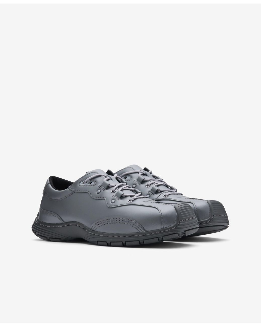 Dr. Martens Gray Aurix 5I Leather Sneakers for men