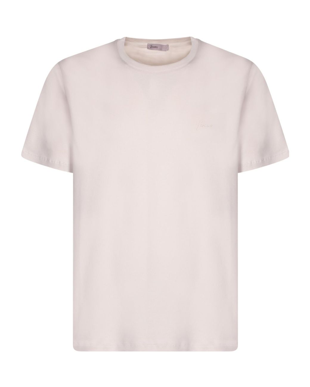 Herno Pink Round Neck Short Sleeve T-Shirt for men