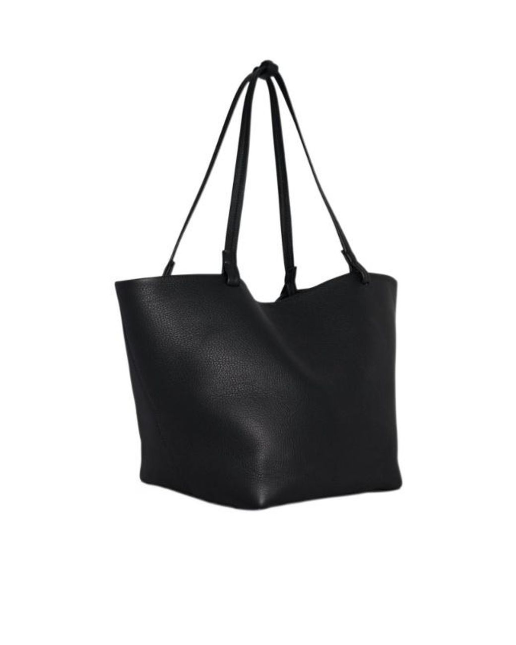 The Row Black Park Tote Three Bag