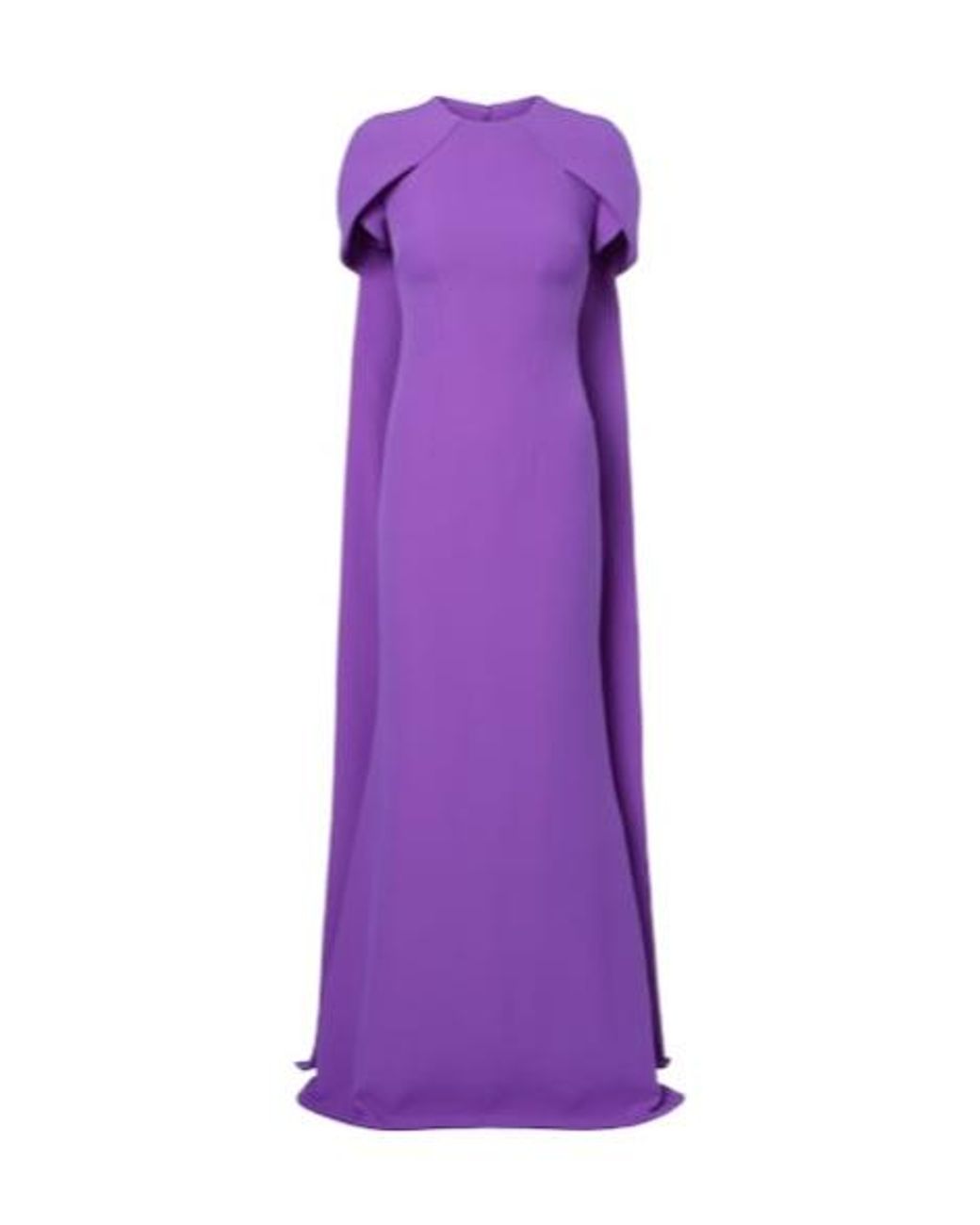 Safiyaa Purple Ginko Caped Gown