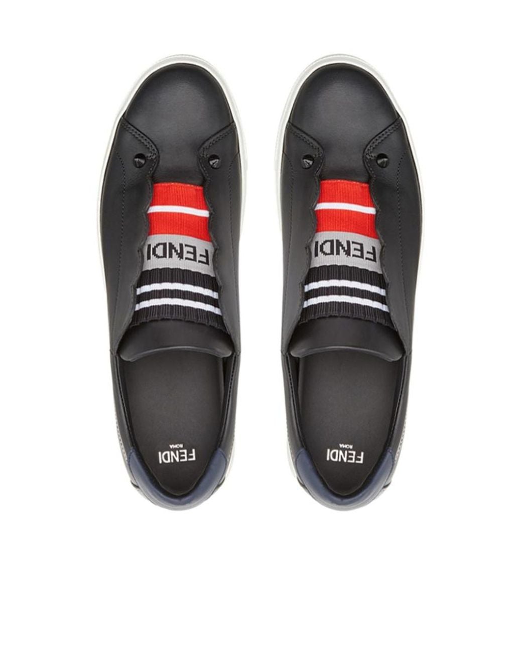 Fendi Blue Logo Casual Sneakers
