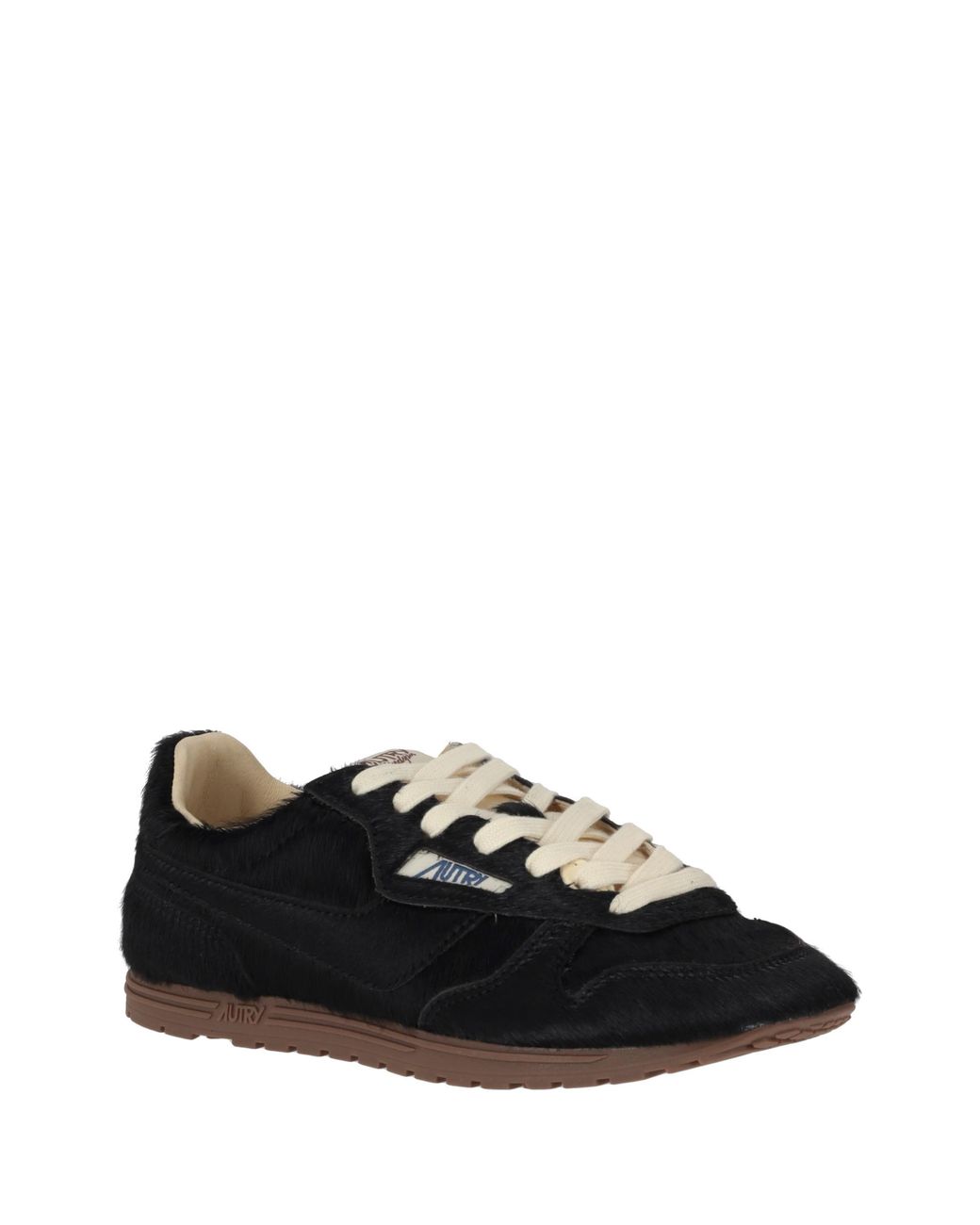 Autry Black Windspin Low-Top Sneakers